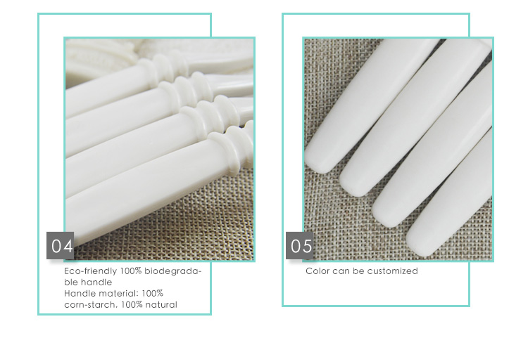 MS-Bio612 Natural Bpa-Free Biodegradable Toothbrushes