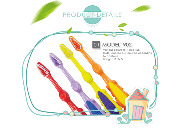 MS-Kids902 Cartoon Dinosaur Toothbrush