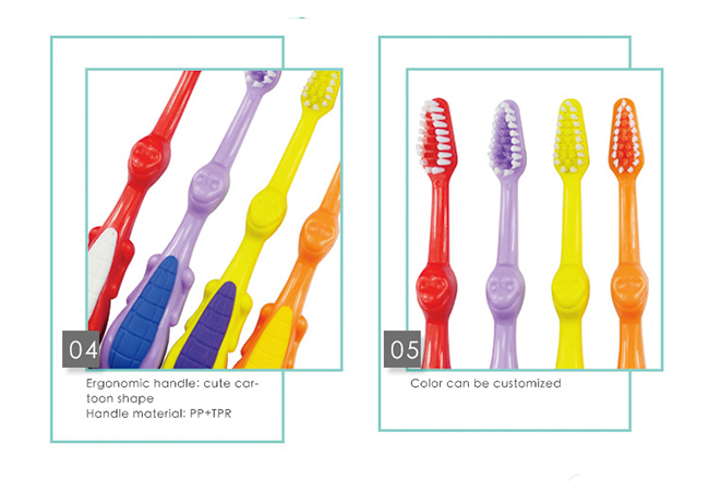 MS-Kids902 Cartoon Dinosaur Toothbrush