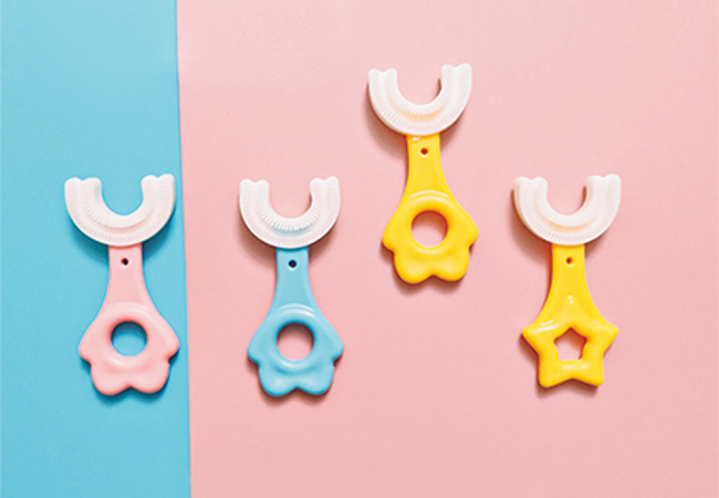 MS-KidsU3 U-Shaped Baby Toothbrush