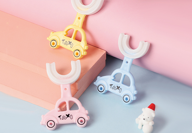 MS-KidsU3 U-Shaped Baby Toothbrush