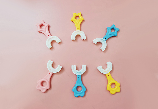 MS-KidsU3 U-Shaped Baby Toothbrush