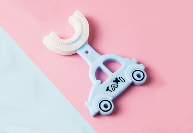 MS-KidsU3 U-Shaped Baby Toothbrush