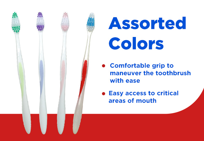 Hs Code Toothbrush Nylon Bristle Toothbrush DX-002 - dexing